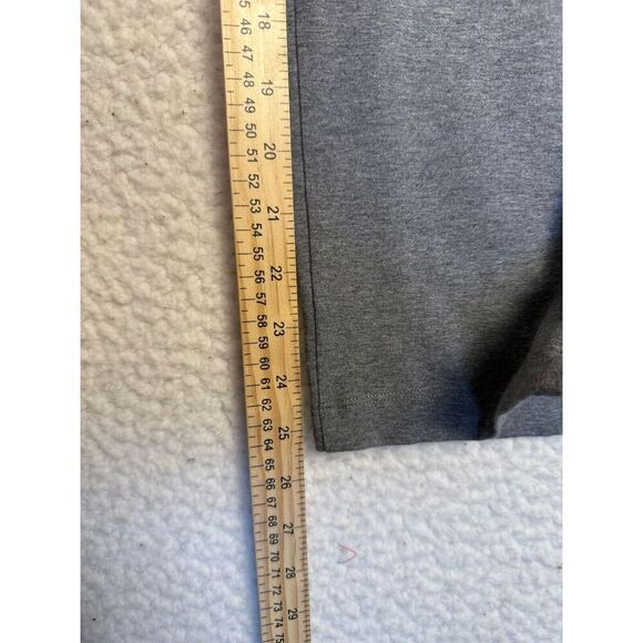 Eileen Fisher System Ankle Stretch Cotton Pants Gray Pull On Casual Size Large - Picture 7 of 7